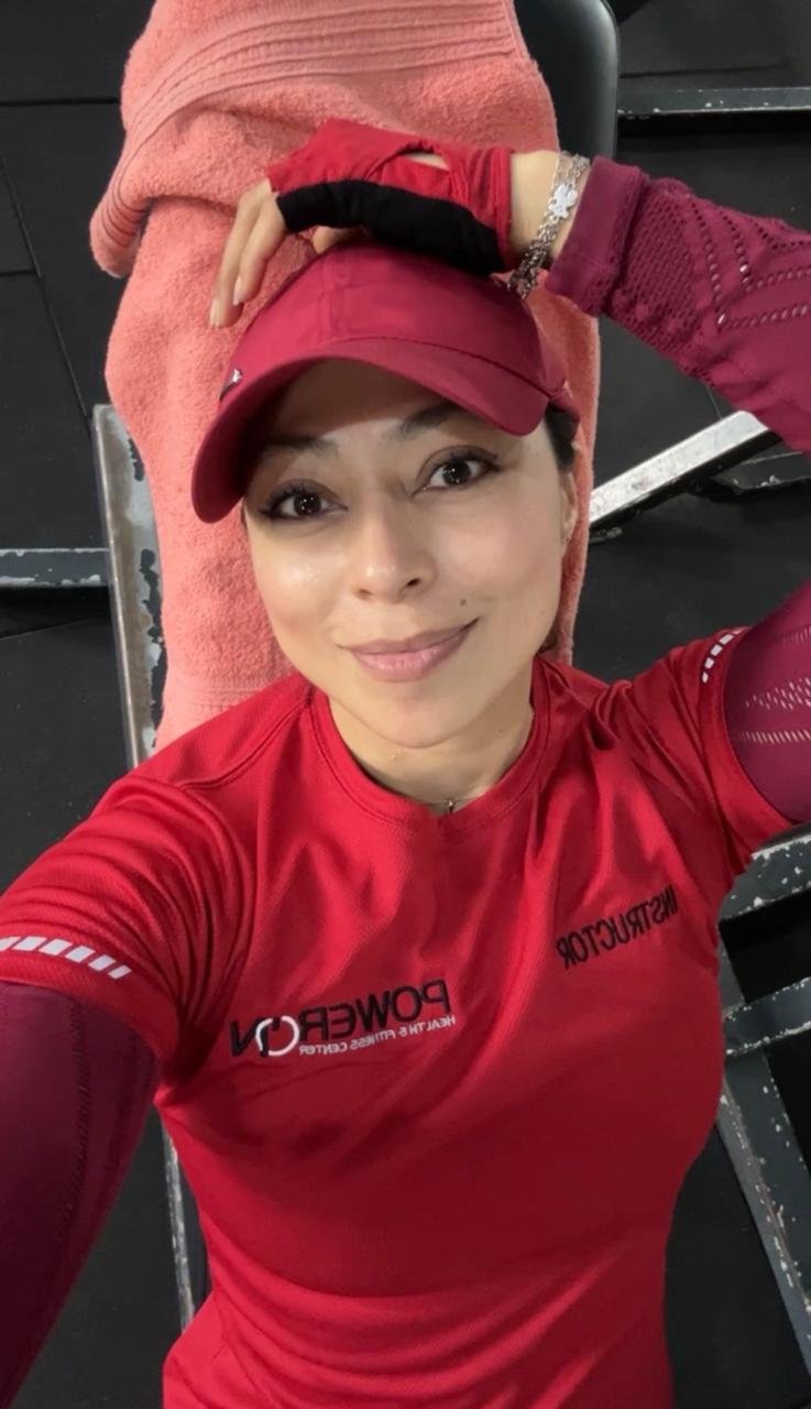 Gaby, entrenadora de la mañana de PowerON